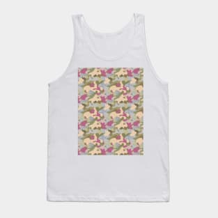 Camouflage polka dot pink Tank Top